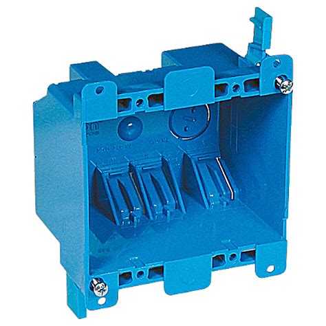 carlon 25-cu in 2-gang plastic old work wall electrical box|CARLON 2.